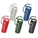 Hoco bluetooth / hordozható hangszóró beépített világítással, fekete