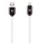 OBAL:ME Sleek USB-A-Lightning kábel, 12W, 1m, fehér-fekete