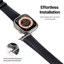 Dux Ducis YS Apple Watch 38/40/41mm bőr szíj, kék