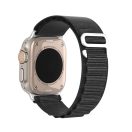 Dux Ducis GS nylon Apple Watch 42/44/45/49mm szíj, fekete