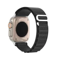 Dux Ducis GS nylon Apple Watch 42/44/45/49mm szíj, fekete