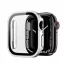 Dux Ducis Hamo Apple Watch 7/8/9 41mm tok kijelzővédő felülettel, ezüst