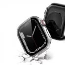 Dux Ducis Hamo Apple Watch 7/8/9 41mm tok kijelzővédő felülettel, ezüst
