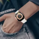 Dux Ducis Hamo Apple Watch Ultra 2/1 (49mm) tok kijelzővédő felülettel, ezüst