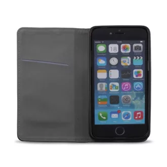 Magnet Apple iPhone 6/6s mágneses flip tok, fekete