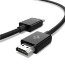 Spigen PowerArc PB2001 HDMI2.1 kábel 4K/120Hz, 8K/60Hz, 2m, fekete