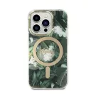 Guess Jungle MagSafe Apple iPhone 14 Pro Max hátlap tok, zöld + MagSafe töltő