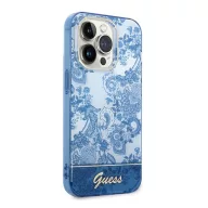  Guess Porcelain Collection Apple iPhone 14 Pro hátlap tok , kék