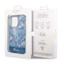 Guess Porcelain Collection Apple iPhone 14 Pro hátlap tok , kék