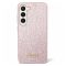 Guess Glitter Script 4G Samsung Galaxy S24+ hátlap tok, rózsaszín