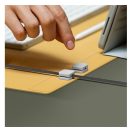 UNIQ Hagen kétoldalas mágneses íróasztal alátét, fekete/kék