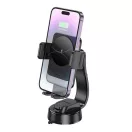 Hoco HW14 műszerfalra rögzíthető wireless autós tartó, fekete / szürke