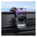 Hoco HW14 műszerfalra rögzíthető wireless autós tartó, fekete / szürke