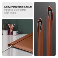 Spigen Valentinus S Laptop Sleeve tok, 16"  barna