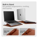 Spigen Valentinus S Laptop Sleeve tok, 16"  barna