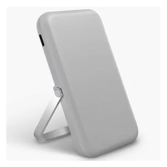 Uniq Hoveo mágneses vezeték nélküli powerbank, 5000 mAh, szürke
