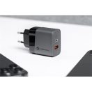 Forcell hálózati gyorstöltő USB-C + USB-A, PD + QC 4.0, 4A, 45W, kék