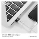 Hoco UA6 OTG adapter USB-A - USB-C, fekete