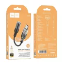Hoco LS37 USB-C - 3,5mm jack adapter, fekete