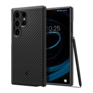   Spigen Core Armor Samsung Galaxy S24 Ultra tok, Matte Black, fekete ACS07194