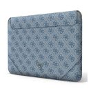 Guess Sleeve 4G Uptown Triangle Logo, GUCS16P4TB 16" laptop tok, kék