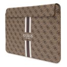 Guess Sleeve 4G Printed Stripes, GUCS14P4RPSW 14" laptop tok , barna