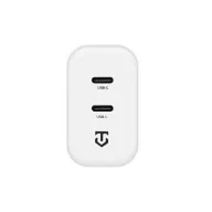   Tactical Base Plug Dual gyorstöltő adapter 2xUSB-C, 40W,fehér