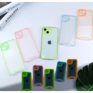   Apple iPhone 14 foszforeszkáló / sötétben világító szilikon tok, rózsaszín