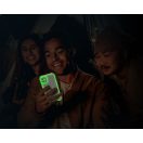 Apple iPhone 15 foszforeszkáló / sötétben világító szilikon tok, rózsaszín