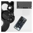 Tech Samsung A54 5G szilikon hátlap tok, fekete