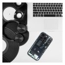 Tech iPhone X szilikon hátlap tok, fekete