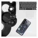 Tech Samsung A35 szilikon hátlap tok, szürke