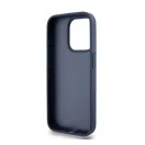 DKNY PU Leather Repeat Pattern Tonal Stripe iPhone 14 Pro Max hátlap tok, kék