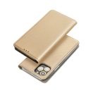 Magnet Xiaomi Redmi Note 13 Pro 4G mágneses flip tok, arany