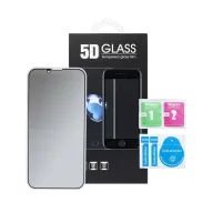   Apple iPhone 15/ iPhone 16 5D Full Glue betekintésgátló tempered glass kijelzővédő üvegfólia, fekete