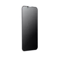   Apple iPhone 15 Pro Max, 5D Full Glue betekintésgátló tempered glass kijelzővédő üvegfólia, fekete