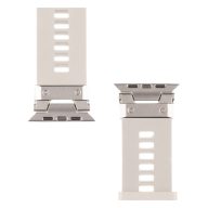   Tactical Tough Band Apple Watch Ultra mágneses szilikon szíj, világosszürke