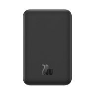 Baseus Mágneses Mini Powerbank, 5000mAh, USB-C 20W, fekete