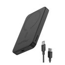 Baseus Mágneses Mini Powerbank, 5000mAh, USB-C 20W, fekete