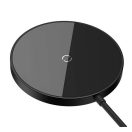 Baseus Simple Mini3 Mágneses vezeték nélküli töltő,15W, fekete
