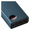 Baseus Adaman Metal powerbank 20000mAh, PD, QC 3.0, 65W, 2xUSB-A + USB-C + micro USB-A,, kék