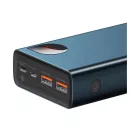 Baseus Adaman Metal powerbank 20000mAh, PD, QC 3.0, 65W, 2xUSB-A + USB-C + micro USB-A,, kék