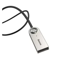 Baseus USB-A Bluetooth 5.0 audioadapter, AUX, fekete