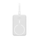 Baseus Magnetic Mini Powerbank, 10000mAh, Lightning, 20W, MagSafe, fehér