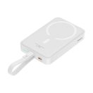 Baseus Magnetic Mini Powerbank, 10000mAh, Lightning, 20W, MagSafe, fehér