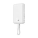 Baseus Magnetic Mini Powerbank, 10000mAh, Lightning, 20W, MagSafe, fehér