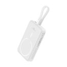 Baseus Magnetic Mini Powerbank, 10000mAh, Lightning, 20W, MagSafe, fehér
