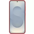 Samsung Galaxy S25 Silicone Cover, gyári szilikon tok, piros (Új, Csomagolássérült)