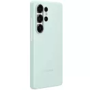 Samsung Galaxy S25 Ultra Silicone Cover, gyári szilikon tok, menta (Új, Csomagolássérült)