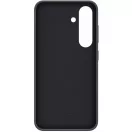 Samsung Galaxy S25 vegán gyári bőrtok, fekete (Új, Csomagolássérült)
